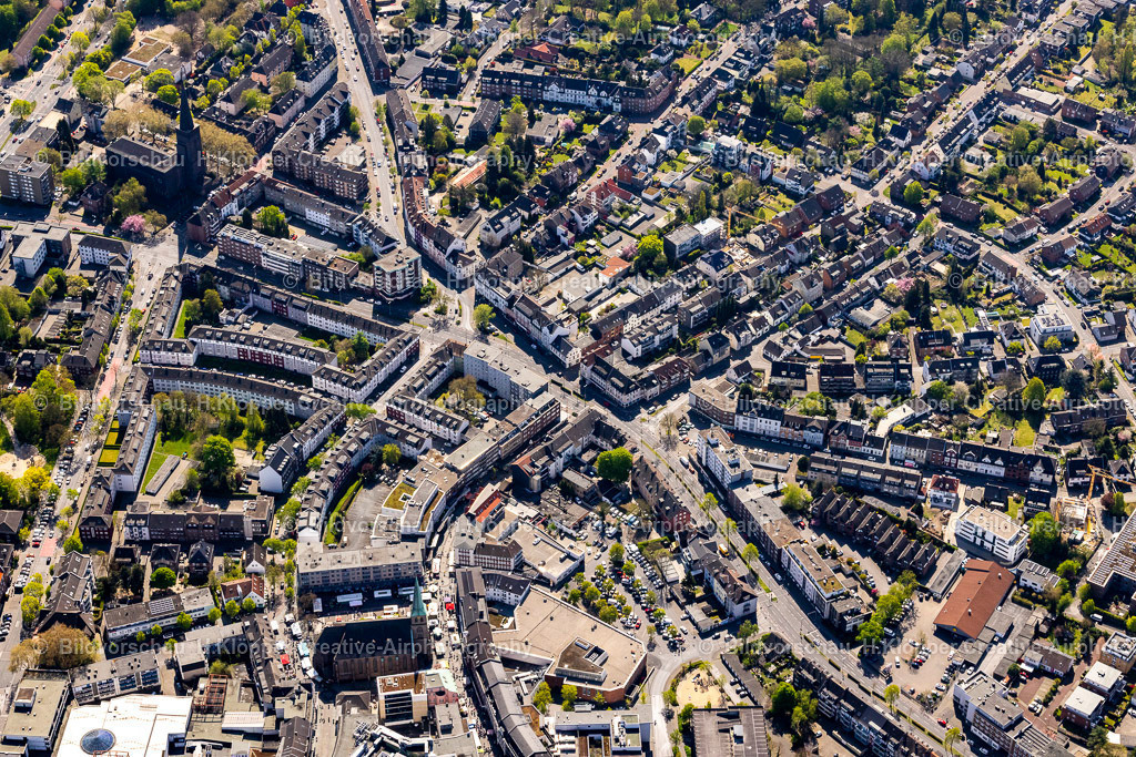 Luftbilder Bottrop-0191 | Luftbildfotografie Stadtmitte Bottrop - Realisiert mit Pictrs.com