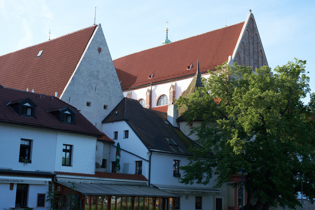 Blick auf den Dominikanerkloster | Budweis, Tschechoslowakei - June 16, 2022: Blick auf den Dominikanerkloster - Realisiert mit Pictrs.com