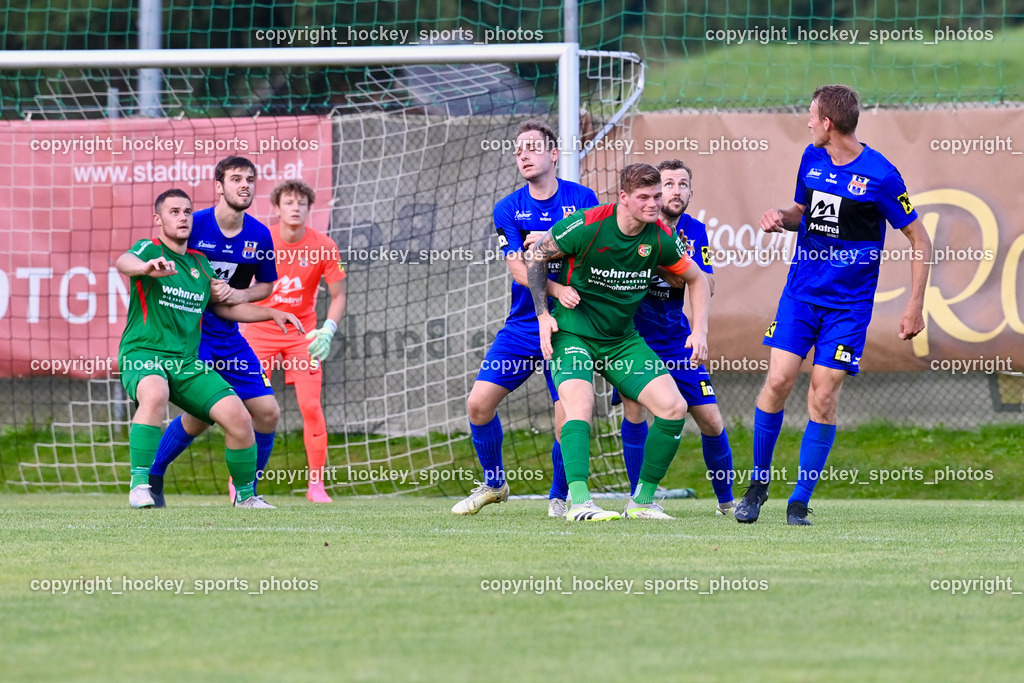 FC Gmünd vs. Union Matrei 19.8.2023 | #4 Martin Wibmer, #8 Domenik Steiner, #19 Luca Jakob Blassnig, #17 Daniel Kofler, #10 Marcel Rudolf Schönherr, #8 Benjamin Cosic, #1 Raphael Bstieler