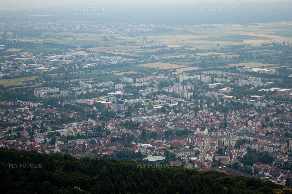 Luftbild: HD-Rohrbach/Kirchheim im Ortsteil Rohrbach in Heidelberg im Bundesland Baden-Württemberg in Deutschland. Foto: IMG_29942.jpg vom 02.07.2010 durch Werner Riehm/FLY-FOTO.de