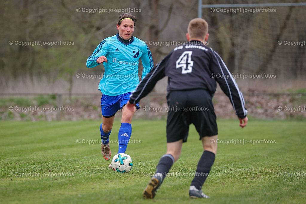 BQ3I6535 | 06.04.2023; Kreisliga B Wetzlar; Rasenplatz Katzenfurt; SF Katzenfurt - SG Biskirchen/Ulmtal; Ergebnis: 6:0 (2:0)