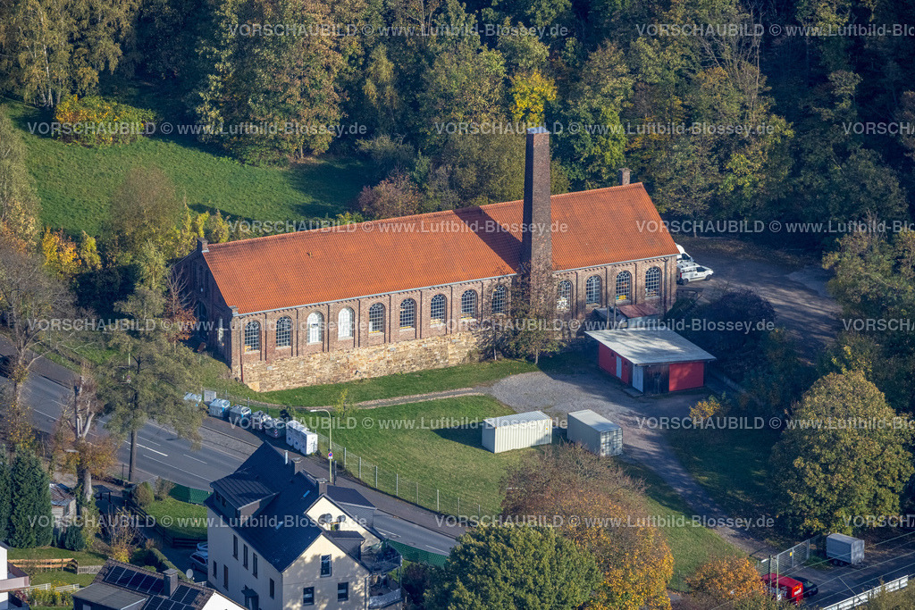 Hagen221015467 | Luftbild, Maschinenhalle der Harkortschen Fabrik, Haspe-West, Hagen, Ruhrgebiet, Nordrhein-Westfalen, Deutschland