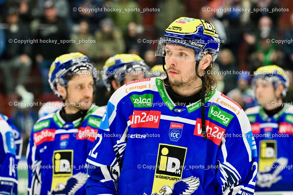 EC IDM WÄRMEPUMPEN VSV vs. MOSER MEDICAL GRAZ99ERS | Hängende Köpfe EC VSV, #22 Nikita Scherbak EC VSV, EC IDM WÄRMEPUMPEN VSV vs. MOSER MEDICAL GRAZ99ERS, EC IDM WÄRMEPUMPEN VSV vs. MOSER MEDICAL GRAZ99ERS am 17.03.2026 in Villach (Stadthalle Villach), Austria, (Photo by Bernd Stefan)