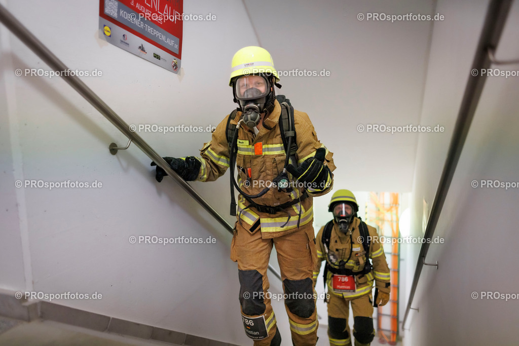 KölnTurm Treppenlauf; Köln, 03.08.2025 | Impressionen vom KölnTurm Treppenlauf am 03.08.2025 in Köln (Nordrhein-Westfalen). 