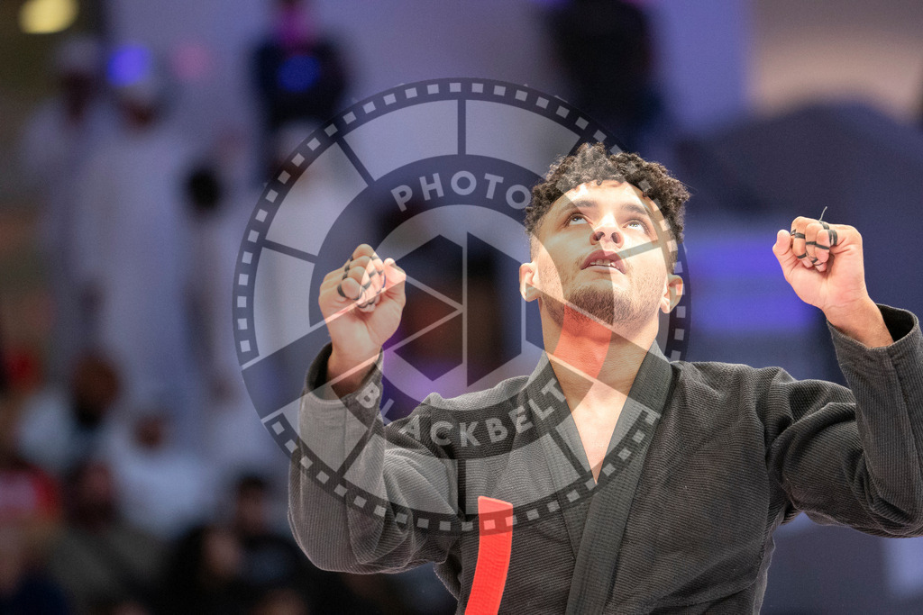 20231108PBB1013 | Fighters compete during the AJP World Professional Championship in the Mubadala Arena in Abu Dhabi, Arab United Emirates, on November 8, 2023.