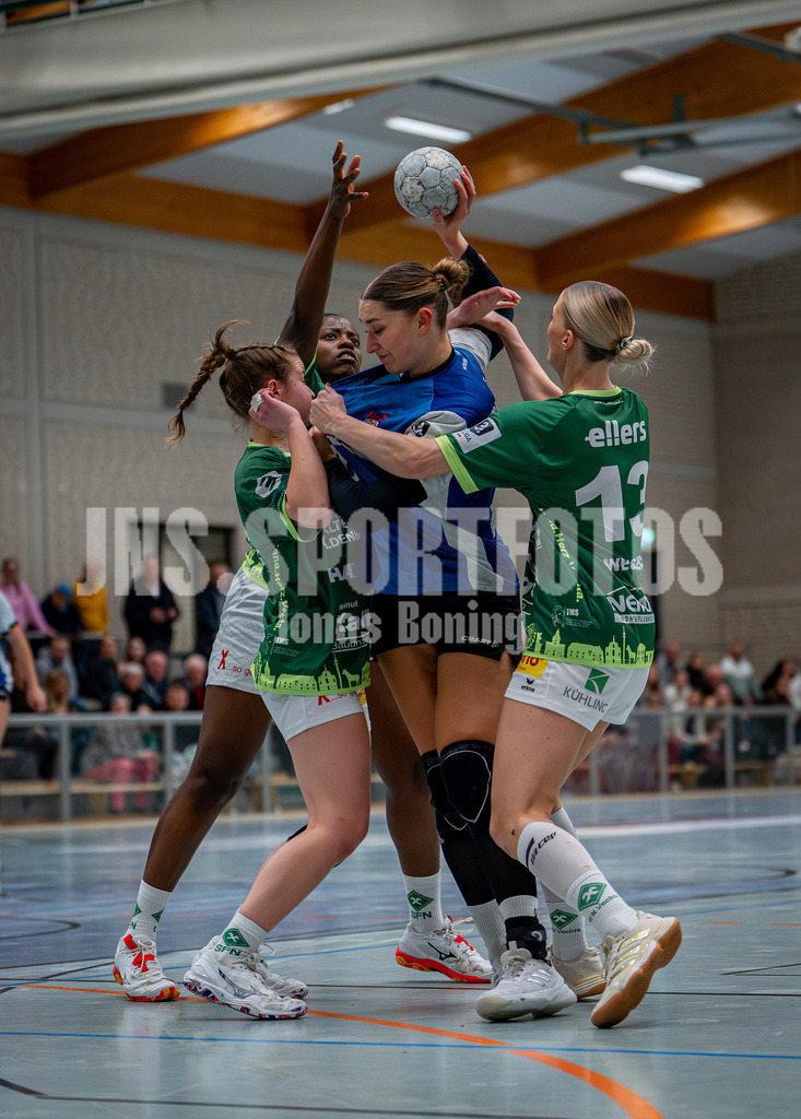 Handball I Frauen I Saison 2025-2026 I 3. Liga Staffel Nord I 10. Spieltag I SC SFN Vechta - HSG Blomberg-Lippe II I 0315 | jns.sportfotos - Realisiert mit Pictrs.com