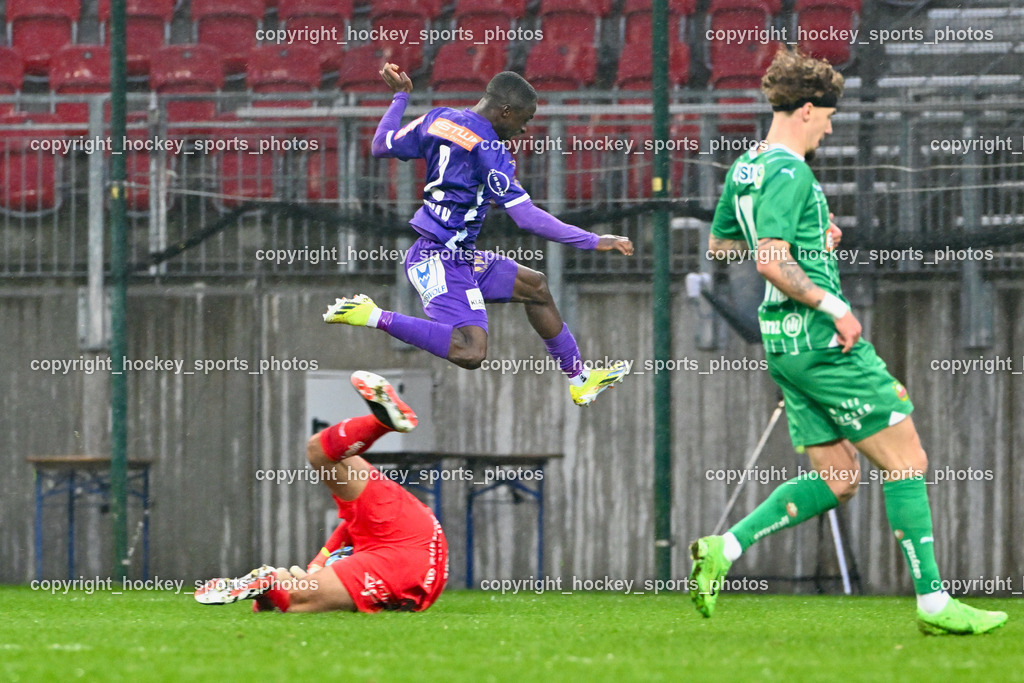 Austria Klagenfurt vs. SK Rapid 10.3.2024 | #45 Niklas Hedl, #2 Solomon Bonnah, #10 Christoph Lang