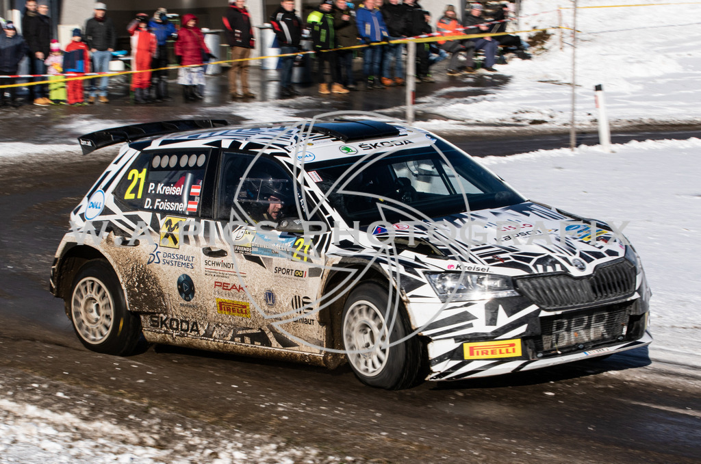 Sportmediapics-05012086525   | Jännerrallye 2020, AUSTRIA, 05-05. jänner 2020 -  Image shows: Philip Kreisel/Daniel Foissner (AUT, Skoda Fabia R5)
Keywords: Motorsport, Rallye, Jänner, Unterweißenbach, Sport.
Photo: Sportmediapics/Andreas Willdoner