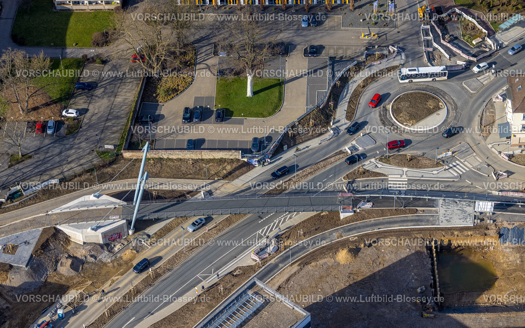 Witten230303358 | Luftbild, WITTEN, RHEINISCHER ESEL  BRÜCKENBAUWERK ÜBER DIE PFERDEBACHSTRASSE, Radwegbrücke, Radwegenetz,  Sonnenschein, Witten, Ruhrgebiet, Nordrhein-Westfalen, Deutschland