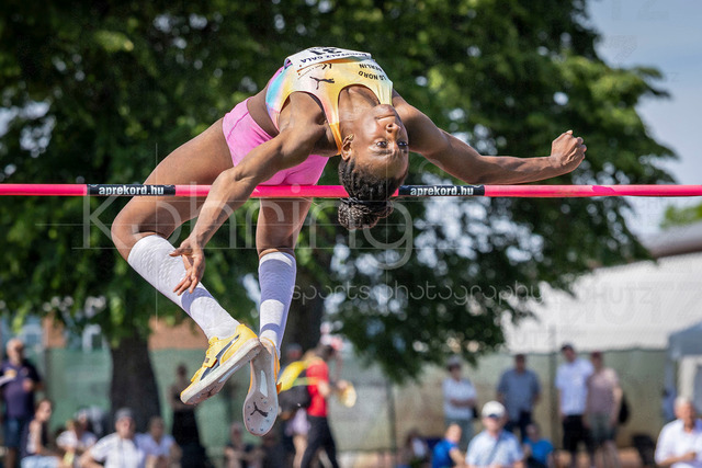 B&amp;S Kurpfalz Gala; Weinheim, 23.05.2026 | WEINHEIM, GERMANY - MAY 24: Blessing Enatoh (GER/LG Nord Berlin) during high jump during the B&amp;S Kurpfalz Gala am 23.05.2026 at the  Sepp-Herberger-Stadium in Weinheim (Baden-Wuerttemberg / Germany).