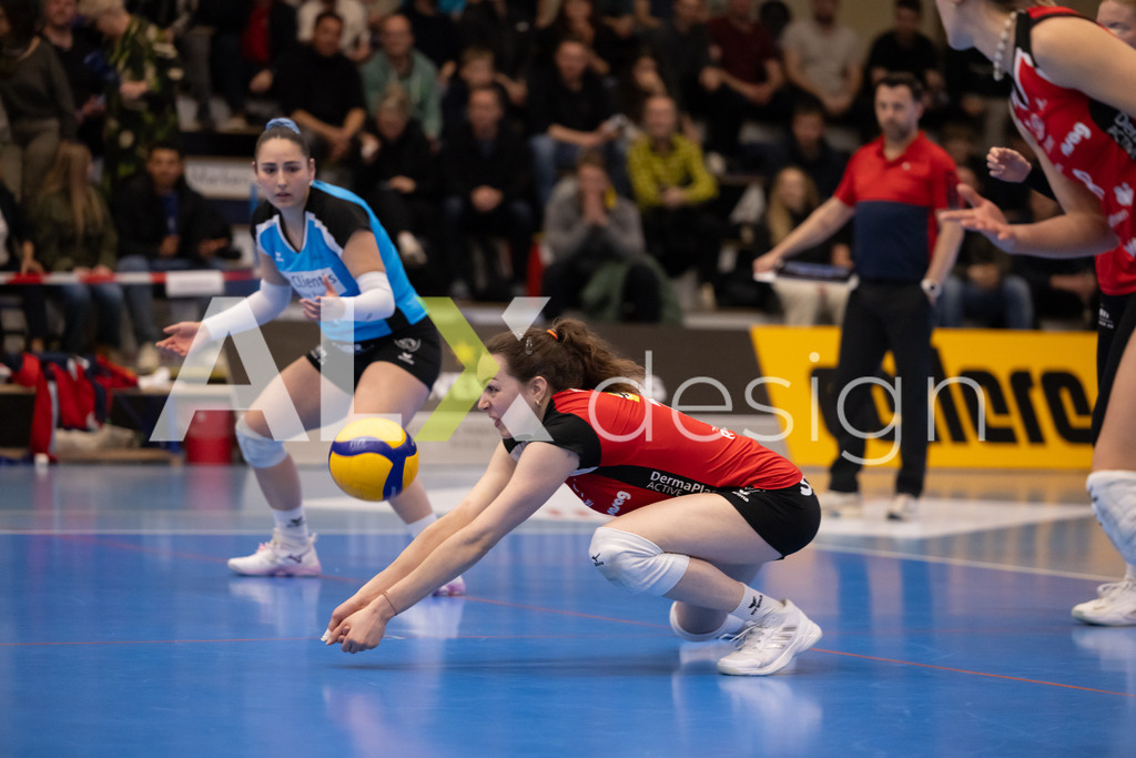 Volleyball I Frauen I Saison 2025-2026 I Volleyball NLA | Women I 1/2 Finals I  VC Kanti Schaffhausen - Sm'Aesch Pfeffingen I 18.03.2026 | 14 Josipa Marković (HR) (VC Kanti Schaffhausen) – Aussen - Realisiert mit Pictrs.com