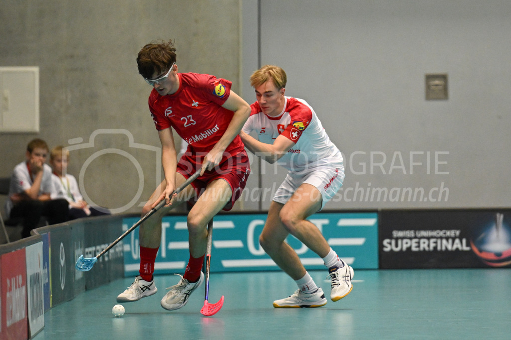 Switzerland B U19 vs Switzerland U19 - 4. February 2024 | Switzerland B U19 vs Switzerland U19
U19 Men International Matches in Switzerland
GoEasy Arena, Siggenthal Station
Switzerland forward #23 Nino Bühler.
Credit: Markus Aeschimann | <a href="https://www.markus-aeschimann.ch">Sportfotografie Markus Aeschimann</a> | <a href="https://www.instagram.com/sportfotografie.aeschimann">@sportfotografie.aeschimann</a> - Realisiert mit Pictrs.com