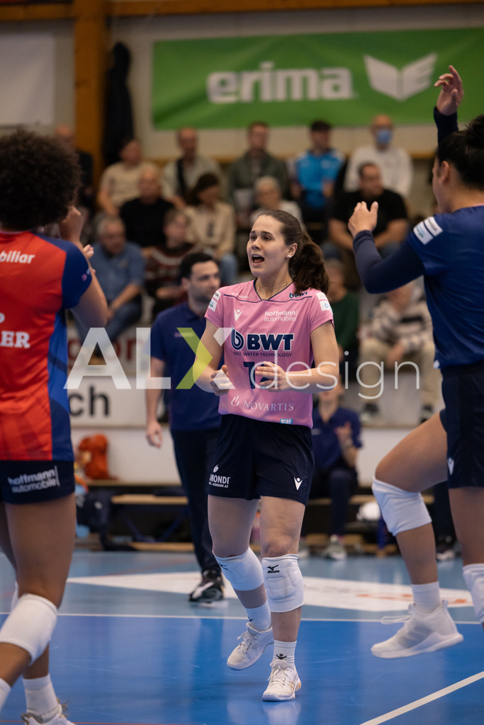 Volleyball I Frauen I Saison 2025-2026 I Volleyball NLA | Women I 1/2 Finals I  VC Kanti Schaffhausen - Sm'Aesch Pfeffingen I 07.03.2026 | 12 Livia Saladin (CH) (Sm'Aesch Pfeffingen) – Libera - Realisiert mit Pictrs.com