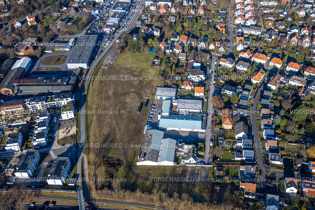 Soest260104034 | Luftbild, Brachfläche Auf der Galgenstatt, bereits bestehende Gewerbeansiedlung, Soest, Südwestfalen, Nordrhein-Westfalen, Deutschland