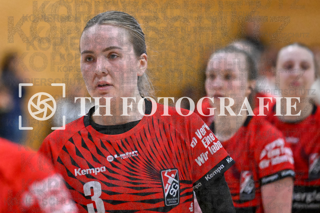 GER, SG Maulburg/Steinen - HB Kinzigtal, Frauen-Handball, Oberliga Suedbaden, 21. Spieltag, Saison 2024/2025, 06.04.2025 | Leonie Kiefer (SG Maulburg/Steinen, #03)GER, SG Maulburg/Steinen - HB Kinzigtal, Frauen-Handball, Oberliga Suedbaden, 21. Spieltag, Saison 2024/2025, 06.04.2025Foto: TH Fotografie/Thomas Hess