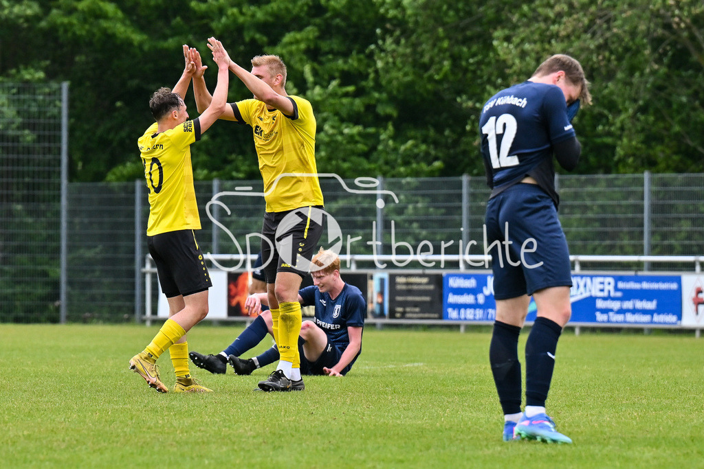 TSV Kühbach - SF Bachern | Jubel nach Schlusspfiff