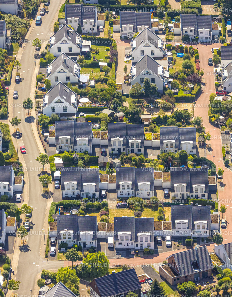 Hattingen220807710 | Luftbild, Neubaugebiet Reihen-Einfamilienhäuser Baaker Berg, Baak, Hattingen, Ruhrgebiet, Nordrhein-Westfalen, Deutschland