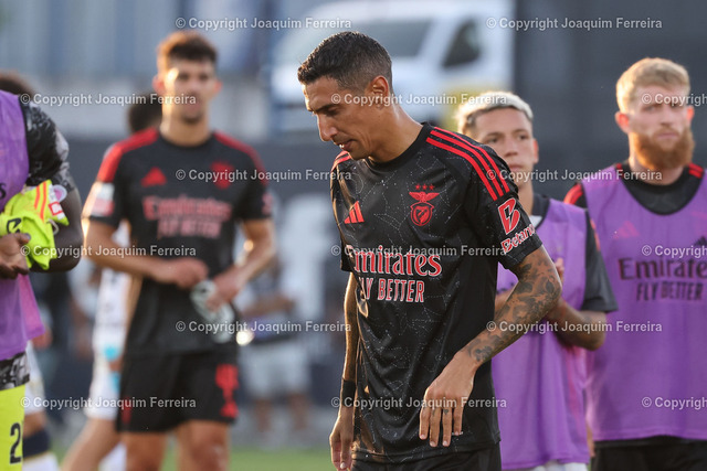 240811_FBL1_XJFAX_FCFAMvsSLB_2647 Kopie | 2024.08.11 xJFAx 1.ª jornada da Liga Portugal Betclic, Futebol Clube de Famalicão - Sport Lisboa e Benfica v.l., Angel di Maria (S.L.Benfica) enttaeuscht, enttaeuscht schauend, dissapointed, traurig, frustiert, frust, gefrustet nach Spielende - Realisiert mit Pictrs.com