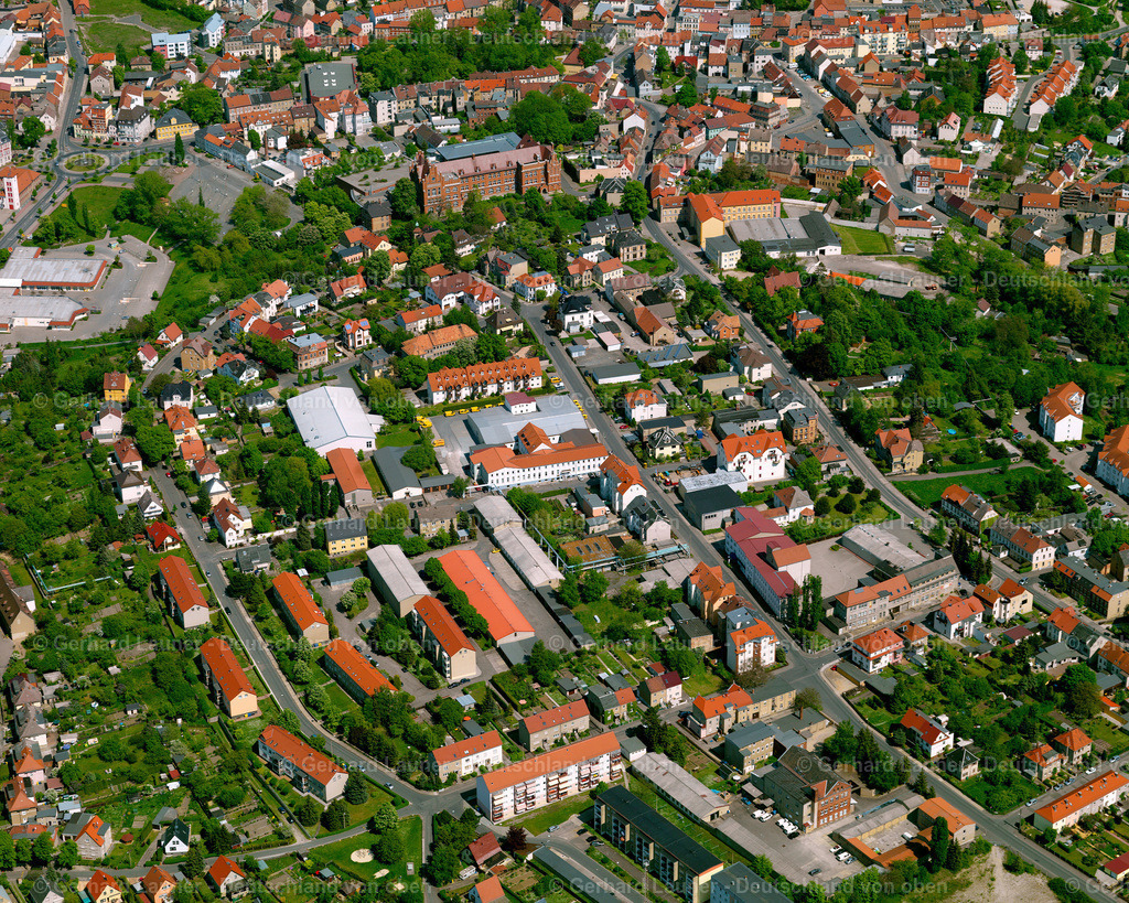 2866427 | Eisenberg, Stadtansicht rund um Gymnasium und C.-von-Ossietzky-Straße