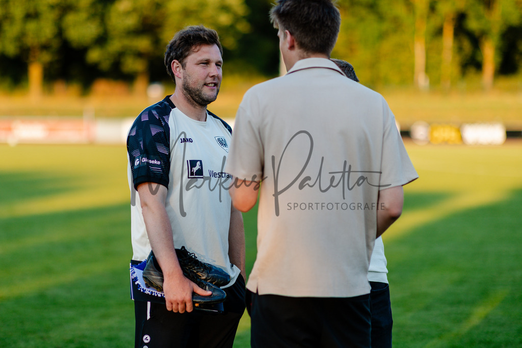 Testspiel, Saison 2026/27: SC Preußen Münster - Kickers Emden | Billerbeck, 10.07.2026: Testspiel, SC Preußen Münster gegen Kickers Emden auf der Anlage des DJK Billerbeck in Billerbeck. Foto: sportfotografie.ms | Markus Paletta - Realisiert mit Pictrs.com