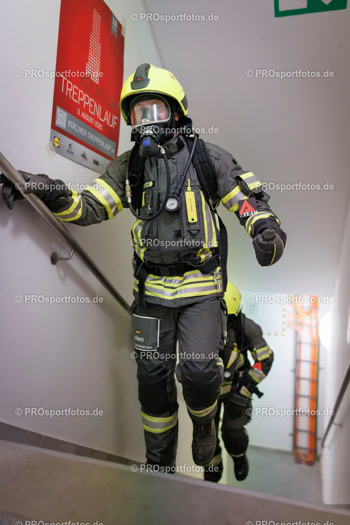 KölnTurm Treppenlauf; Köln, 03.08.2025 | Impressionen vom KölnTurm Treppenlauf am 03.08.2025 in Köln (Nordrhein-Westfalen). 