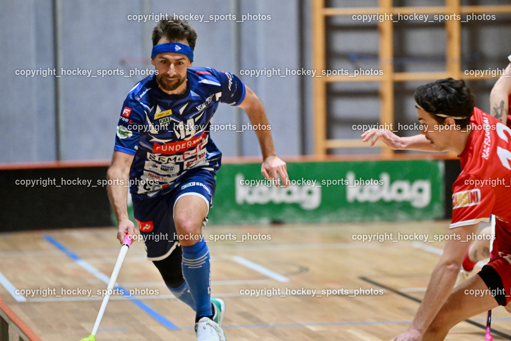 KAC Floorball vs. VSV Unihockey | #14 Michael Klemm VSV Unihockey, KAC Floorball vs. VSV Unihockey, KAC Floorball vs. VSV Unihockey am 21.03.2026 in Klagenfurt (Ballspielhalle Waidmannsdorf), Austria, (Photo by Bernd Stefan)