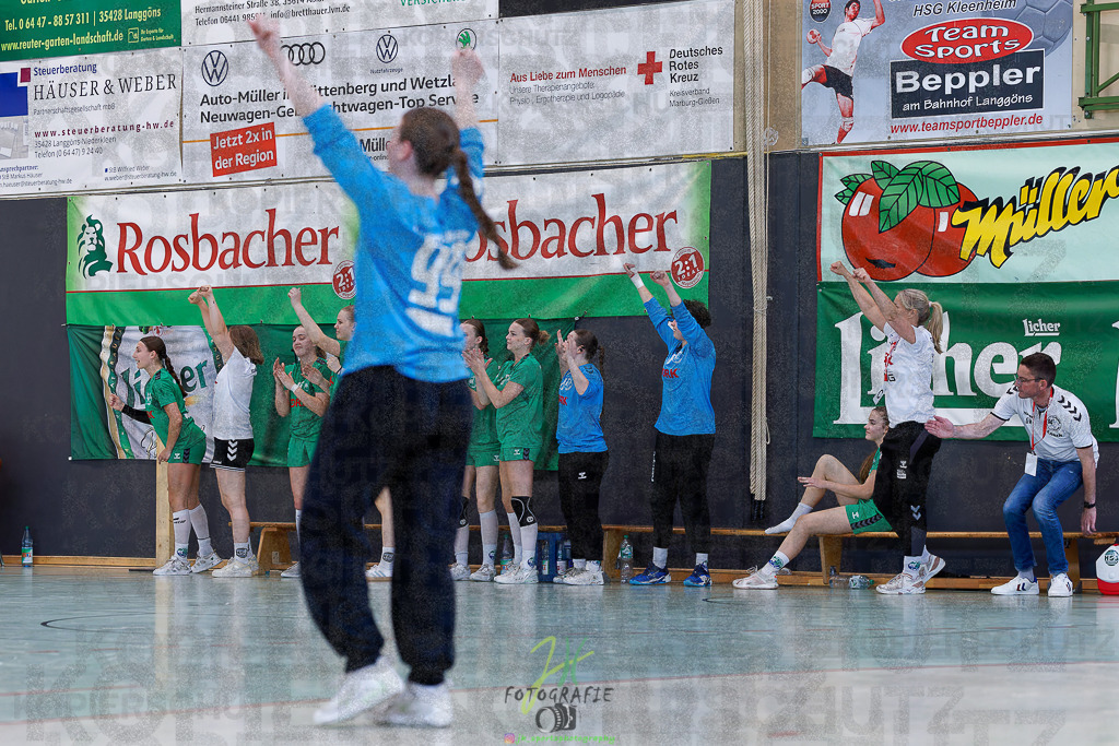 Quali-Turnier JBL wJA; HC Rödertal - HSG Kleenhein/Langgöns | Quali-Turnier JBL wJA; HC Rödertal - HSG Kleenhein/Langgöns am 31.05.2025 in Oberkleen (Weidig-Halle)Photo © 2025 - Jörg Heinrich - Realisiert mit Pictrs.com