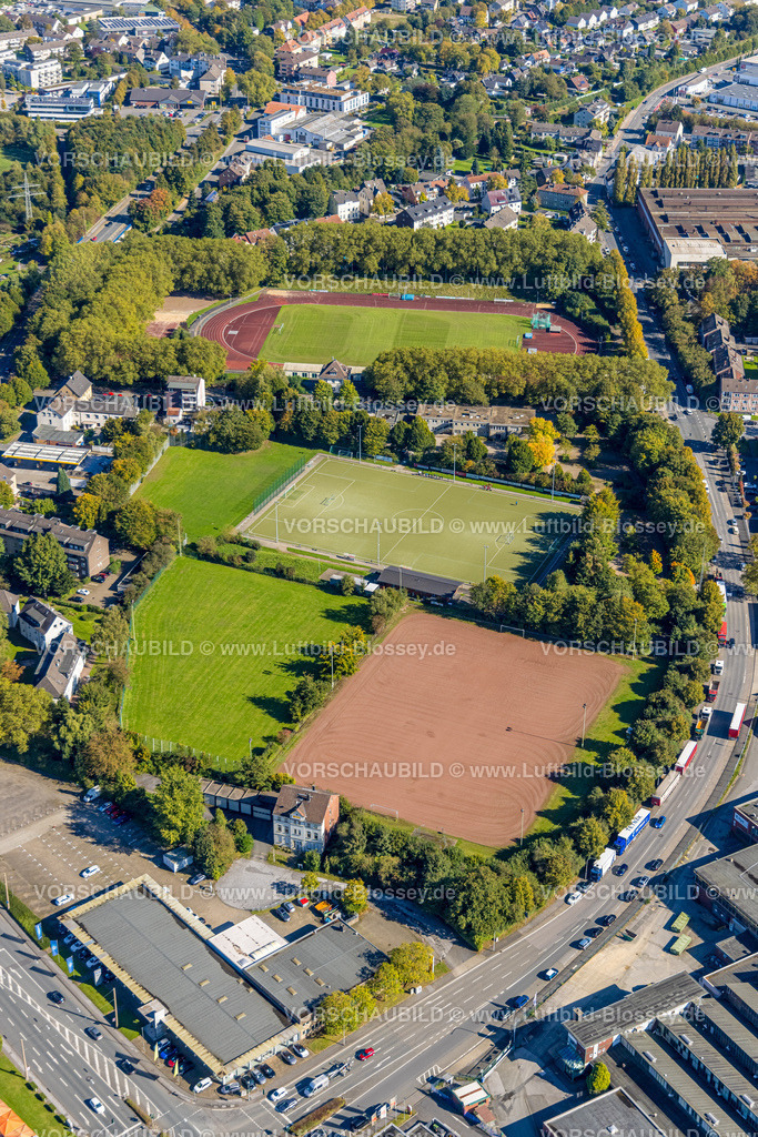 Witten241000535 | Luftbild, Sportanlage Wulllenstadion, Fußballstadion FSV Witten 07/32 e.V.und Nebenplätze VfB Annen 19 e.V., Witten, Ruhrgebiet, Nordrhein-Westfalen, Deutschland