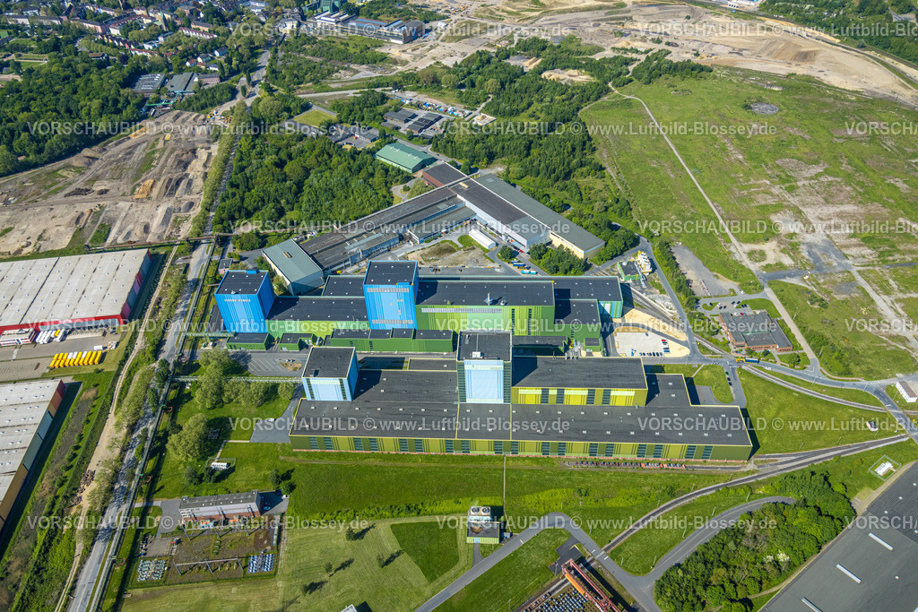 Dortmund230503882 | Luftbild, thyssenkrupp Steel Werksgelände, Gewerbegebiet Westfalenhütte, Borsigplatz, Dortmund, Ruhrgebiet, Nordrhein-Westfalen, Deutschland