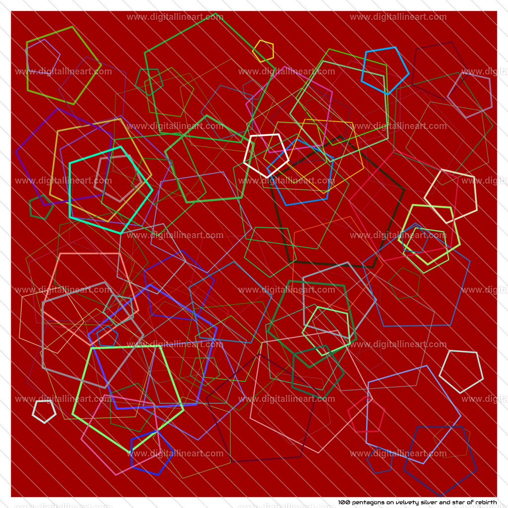 100-pentagons-velvety-silver-and-star-of-rebirth | digitallineart - Realisiert mit Pictrs.com