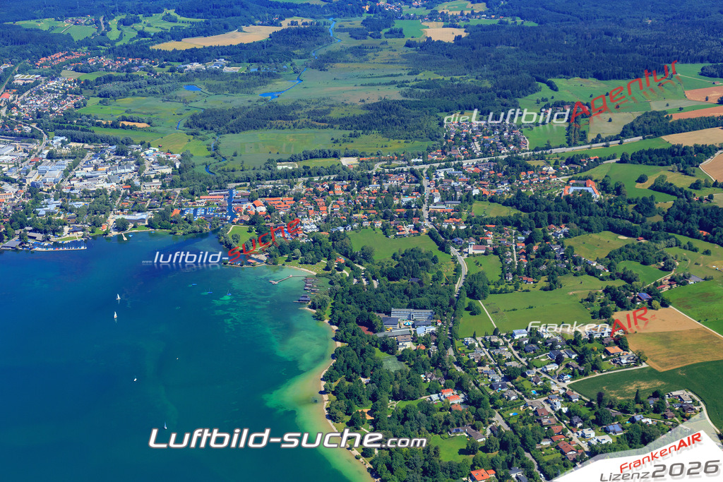 Luftbild von Starnberger_see Berg - Luftaufnahme wurde 2017 von https://frankenair.de mittels Flugzeug (keine Drohne) erstellt - die Geschenkidee