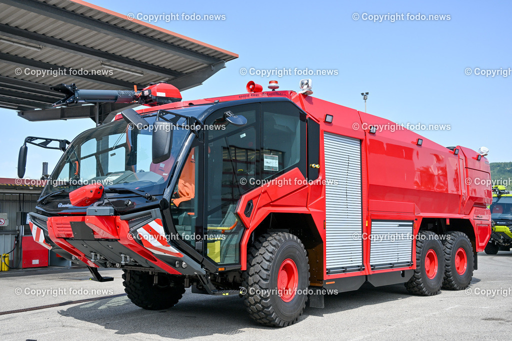 Rosenbauer International AG_ 19.07.2023-64 | 19.07.2023, Leonding, AUT, Rosenbauer International AG, im Bild Feuerwehrfahrzeug