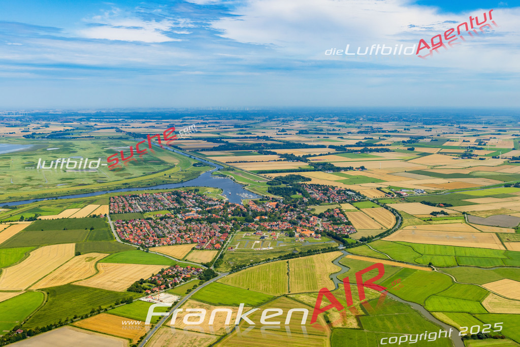 Luftbild Vs Google Maps  Greetsiel  Krummhörn -Das Luftbild wurde 2025 vom UL-Flugzeug heraus erstellt ( keine Drohnenluftbilder ) - Hochauflösende Luftaufnahme -Nicht vergleichbar mit Google Maps oder Satelittenbilder- Die Geschenkidee !Mit Lizenz und Bildrechte bestellbar