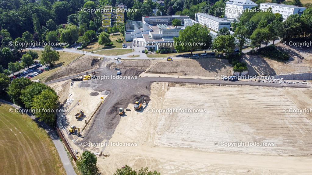 Baustelle_ Leichtathletik-Anlage der Dioezese_ 04.07.2023-3 | 04.07.2023, Linz, AUT, Leichtathletik-Anlage der Dioezese, im Bild Baustelle, Leichtathletik-Anlage der Dioezese