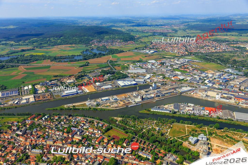 Die Luftaufnahme Gaustadt -  wurde vom UL-Flugzeug (keine Drohne) aus fotografiert.Hohe Druck- Auflösung-die Geschenkidee!