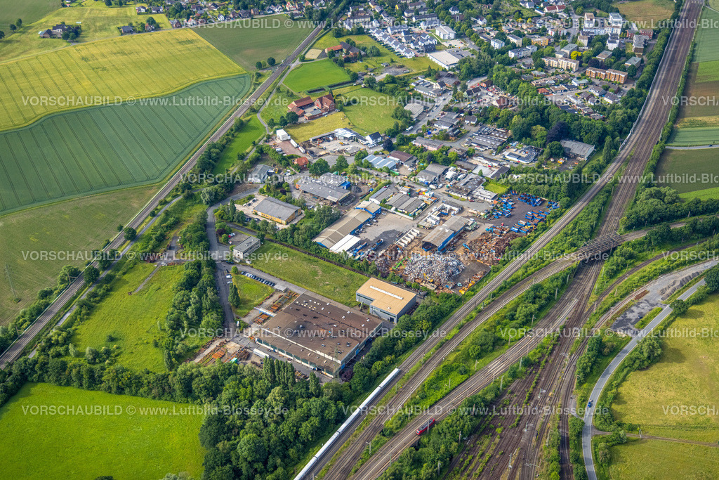 Hamm220601927 | Luftbild, Ortsteil Wiescherhöfen, Gewerbegebiet Daimlerstraße, Pelkum, Hamm, Ruhrgebiet, Nordrhein-Westfalen, Deutschland