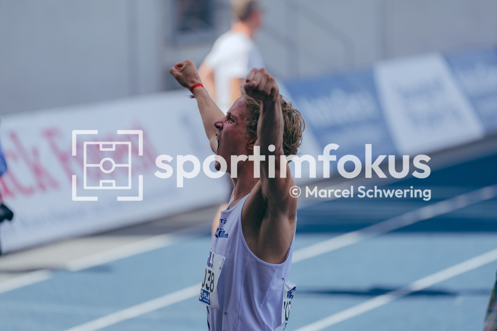 Deutsche Meisterschaften U20 / U16 2026 | Jan Emanuel Merheim, TuS Köln rrh., 1038, 800-Meter-Lauf, Finale, Deutsche Meisterschaften der U20 &amp; U16 2026, Lohrheidestadion Bochum-Wattenscheid, 12.07.2026. Foto: Marcel Schwering / sportimfokus - Realisiert mit Pictrs.com