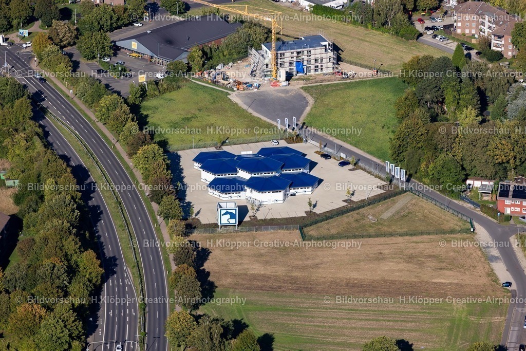 Lufbilder Alsdorf-5965 | Gebäude des Einkaufszentrum " Krämer MEGA STORE " an der Kurt-Koblitz-Ring, Stettiner Straße in Alsdorf im Bundesland Nordrhein-Westfalen, Deutschland - Realisiert mit Pictrs.com