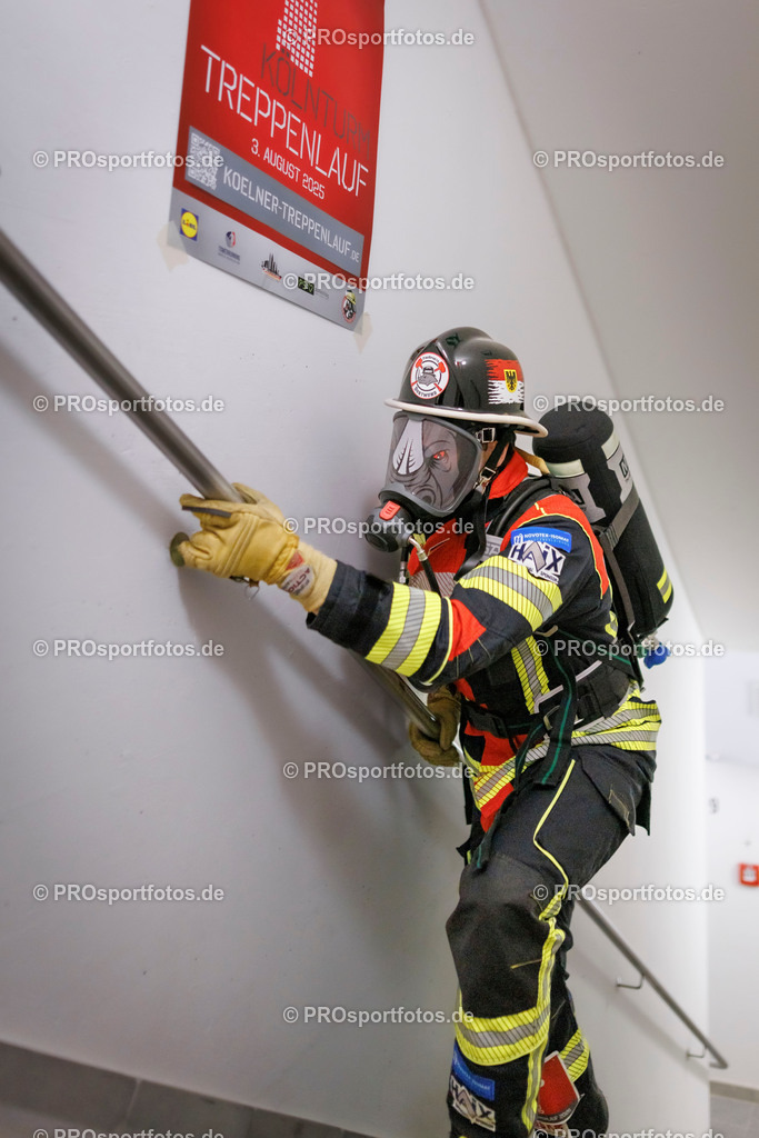 KölnTurm Treppenlauf; Köln, 03.08.2025 | Impressionen vom KölnTurm Treppenlauf am 03.08.2025 in Köln (Nordrhein-Westfalen). 