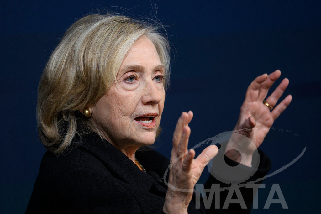 _DWA3856 | Die US-Politikerin Hillary Clinton auf der Veranstaltung Bridging Scholarship and Statecraft im Rahmen der Münchner Sicherheitskonferenz 2026. München, 13.02.2026 Bayern Deutschland  - Realisiert mit Pictrs.com