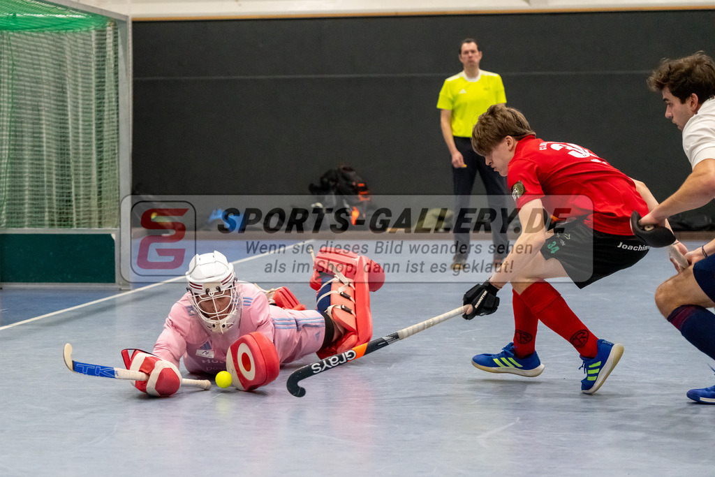 HK_20250201_102208 | 2. Bundesliga Halle Herren Düsseldorfer HC - Club Raffelberg am 1.2.2025 Halle am Seestern, Düsseldorf ,
