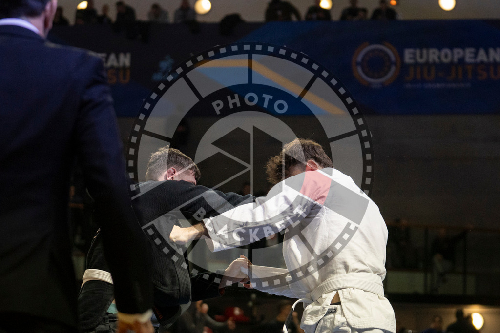 20240119PBB1108 | Fighters compete during the IBJJF European Championship in Paris, France, on January 19, 2024.