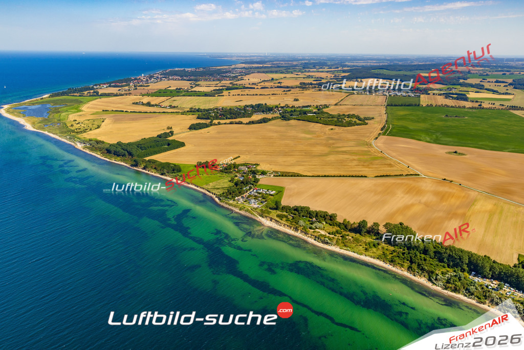 Klassische Luftaufnahme ohne Drohne zeigt:Meschendorf bei Rerik - Die Luftbildaufnahme wurde 2025 vom UL-Flugzeug heraus erstellt ( keine Drohnenaufnahme ) - Hochauflösende Luftaufnahme -Nicht vergleichbar mit Google Maps oder Satelittenbilder- Die Geschenkidee !Mit Lizenz und Bildrechte bestellbar
