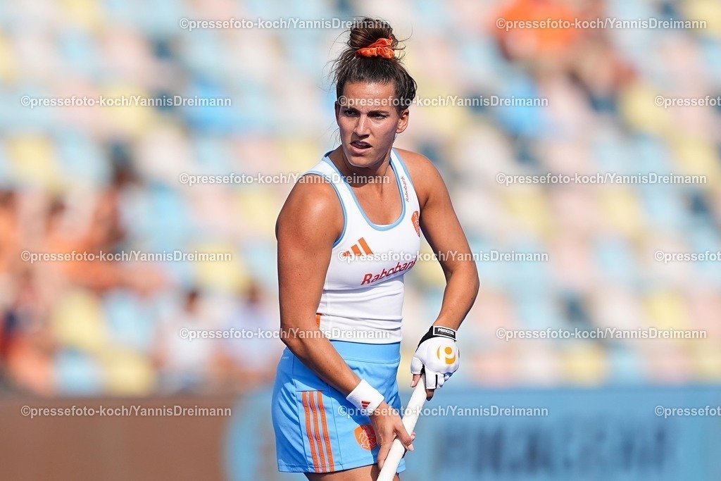 xydrx13082503033 | 13.08.2025, xydrx, Frauen EuroHockey Championship 2025, Gruppenphase, Gruppe A, Niederlande - Frankreich, Sparkassenpark Mönchengladbach: Frederique Matla (NED #15)