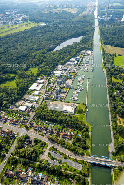 Bergkamen230902267 | Luftbild, Yachthafen Marina Rünthe am Datteln-Hamm-Kanal, Beversee im Beverwald, Rünthe, Bergkamen, Ruhrgebiet, Nordrhein-Westfalen, Deutschland