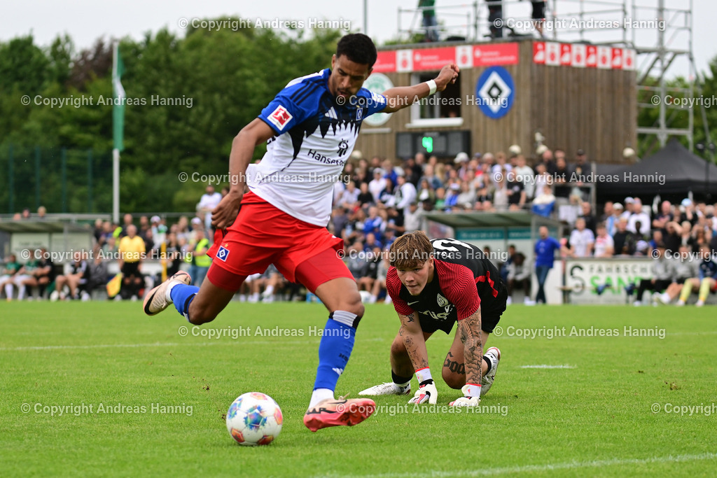 Fußball I Herren I Testspiel  I TSV Elstorf - Hamburger SV I 5.7.2025 | a-hannig - Realisiert mit Pictrs.com