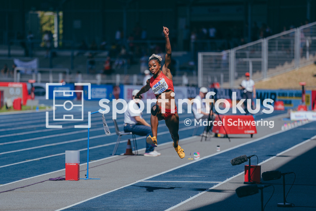 Deutsche Meisterschaften der Frauen und Männer 2026 | Grace Monono, LG Nord Berlin, Dreisprung, Deutsche Meisterschaften der Frauen und Männer 2026, Lohrheidestadion Bochum-Wattenscheid, 25.07.2026. Foto: Marcel Schwering / sportimfokus - Realisiert mit Pictrs.com