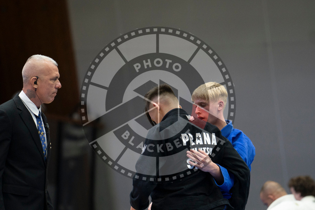20240119PBB2298 | Fighters compete during the IBJJF European Championship in Paris, France, on January 19, 2024.