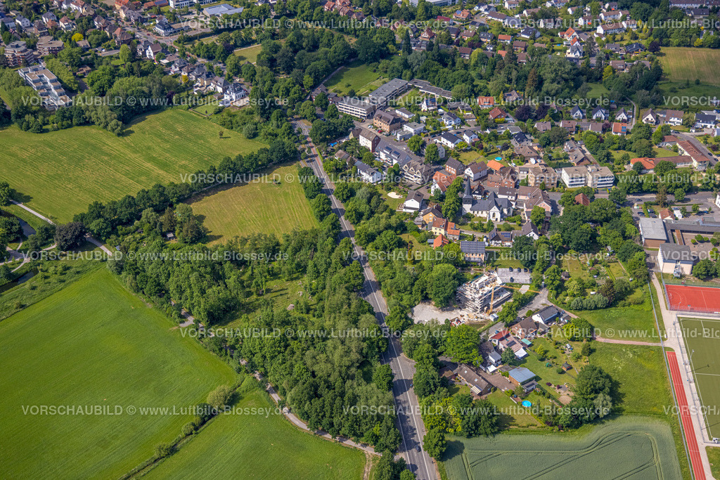 Hamm220504572 | Luftbild, Baustelle und Neubau Soester Straße Ecke Alte Soester Straße, Uentrop, Hamm, Ruhrgebiet, Nordrhein-Westfalen, Deutschland