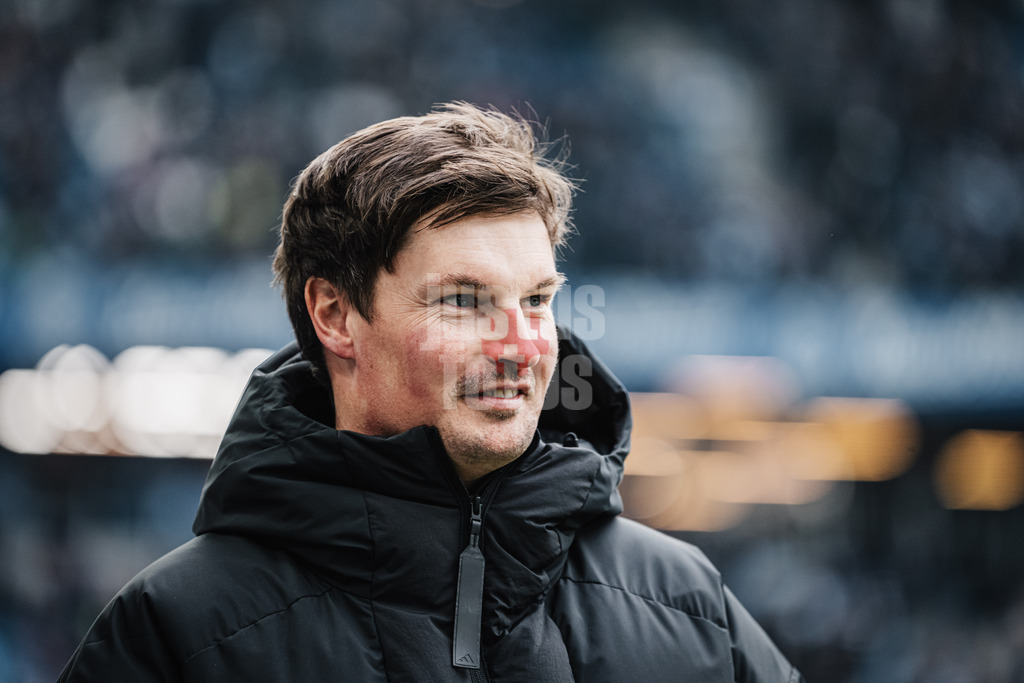 Fußball | Männer | Saison 2024/2025 | 2. Fußball-Bundesliga | 20. Spieltag | Hamburger SV vs. Hannover 96 | 02.02.2025 | Trainer Merlin Polzin (HSV)
